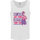 Not Weird Just More Creative Than You Art Mens Vest Tank Top White
