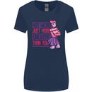 Not Weird Just More Creative Than You Art Womens Wider Cut T-Shirt Navy Blue
