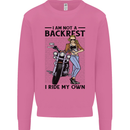 Not a Backrest Female Biker Motorcycle Mens Sweatshirt Jumper Azalea