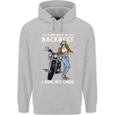Not a Backrest Female Motorcycle Biker Childrens Kids Hoodie Sports Grey