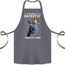 Not a Backrest Female Motorcycle Biker Cotton Apron 100% Organic Steel