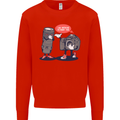 Nothing Without You Photography Photorapher Kids Sweatshirt Jumper Bright Red