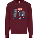 Nothing Without You Photography Photorapher Kids Sweatshirt Jumper Maroon