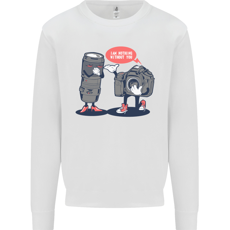 Nothing Without You Photography Photorapher Kids Sweatshirt Jumper White