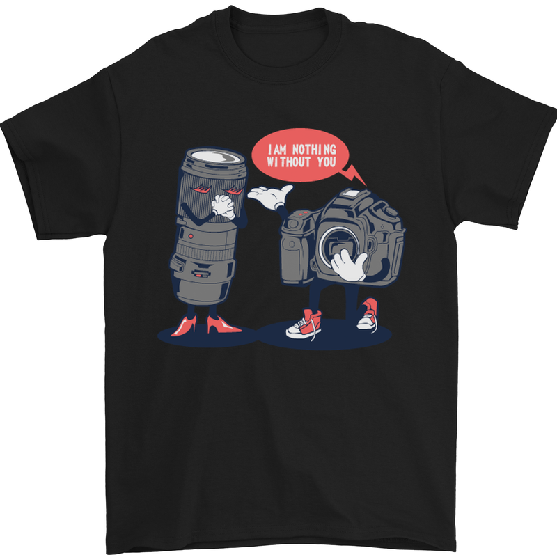 Nothing Without You Photography Photorapher Mens T-Shirt Cotton Gildan Black