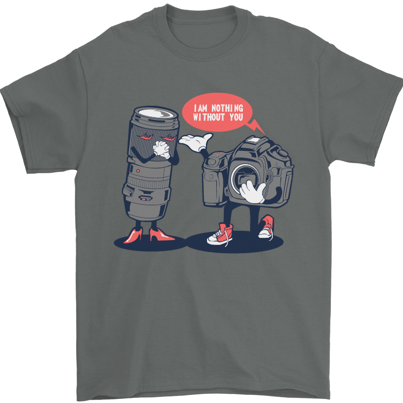 Nothing Without You Photography Photorapher Mens T-Shirt Cotton Gildan Charcoal