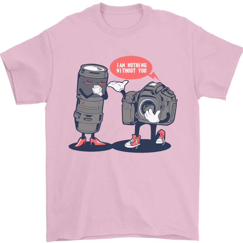 Nothing Without You Photography Photorapher Mens T-Shirt Cotton Gildan Light Pink