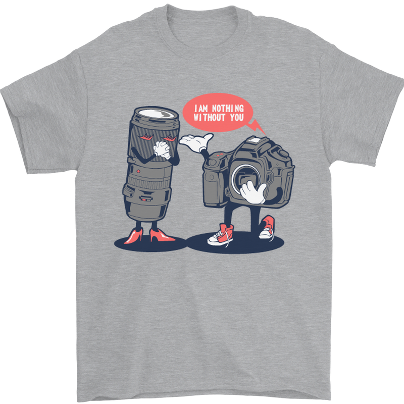Nothing Without You Photography Photorapher Mens T-Shirt Cotton Gildan Sports Grey