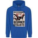 Novice Cyclists Funny Bicycle Cycling Childrens Kids Hoodie Royal Blue