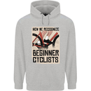 Novice Cyclists Funny Bicycle Cycling Childrens Kids Hoodie Sports Grey