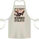 Novice Cyclists Funny Bicycle Cycling Cotton Apron 100% Organic Natural