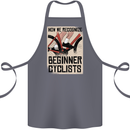Novice Cyclists Funny Bicycle Cycling Cotton Apron 100% Organic Steel
