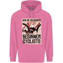 Novice Cyclists Funny Bicycle Cycling Mens 80% Cotton Hoodie Azelea