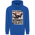 Novice Cyclists Funny Bicycle Cycling Mens 80% Cotton Hoodie Royal Blue