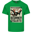 Novice Cyclists Funny Bicycle Cycling Mens Cotton T-Shirt Tee Top Irish Green