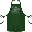 Nuke the Entire Site From Orbit Alien Cotton Apron 100% Organic Forest Green