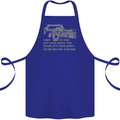 Nuke the Entire Site From Orbit Alien Cotton Apron 100% Organic Royal Blue
