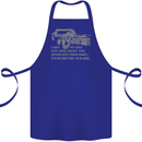 Nuke the Entire Site From Orbit Alien Cotton Apron 100% Organic Royal Blue