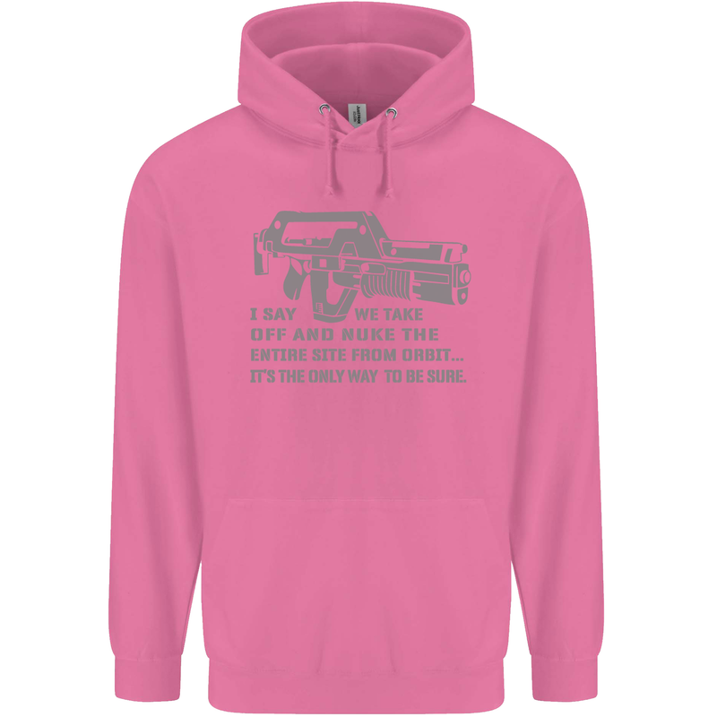 Nuke the Entire Site From Orbit Alien Mens 80% Cotton Hoodie Azelea