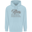 Nuke the Entire Site From Orbit Alien Mens 80% Cotton Hoodie Light Blue