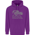Nuke the Entire Site From Orbit Alien Mens 80% Cotton Hoodie Purple