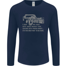 Nuke the Entire Site From Orbit Alien Mens Long Sleeve T-Shirt Navy Blue