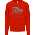 Nuke the Entire Site From Orbit Alien Mens Sweatshirt Jumper Bright Red