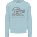 Nuke the Entire Site From Orbit Alien Mens Sweatshirt Jumper Light Blue
