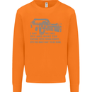 Nuke the Entire Site From Orbit Alien Mens Sweatshirt Jumper Orange