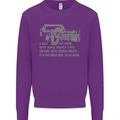 Nuke the Entire Site From Orbit Alien Mens Sweatshirt Jumper Purple