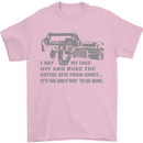Nuke the Entire Site From Orbit Alien Mens T-Shirt Cotton Gildan Light Pink