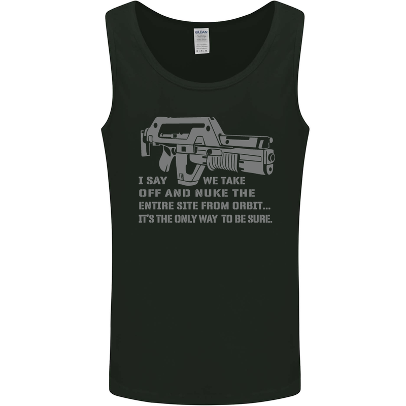 Nuke the Entire Site From Orbit Alien Mens Vest Tank Top Black