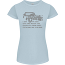 Nuke the Entire Site From Orbit Alien Womens Petite Cut T-Shirt Light Blue