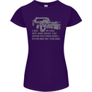 Nuke the Entire Site From Orbit Alien Womens Petite Cut T-Shirt Purple