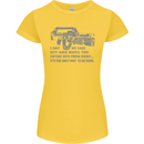 Nuke the Entire Site From Orbit Alien Womens Petite Cut T-Shirt Yellow