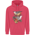 Nuthatch Garden Bird Watching Childrens Kids Hoodie Heliconia