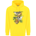 Nuthatch Garden Bird Watching Childrens Kids Hoodie Yellow