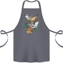 Nuthatch Garden Bird Watching Cotton Apron 100% Organic Steel