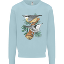 Nuthatch Garden Bird Watching Kids Sweatshirt Jumper Light Blue