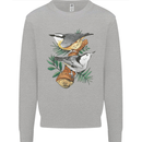 Nuthatch Garden Bird Watching Kids Sweatshirt Jumper Sports Grey