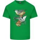 Nuthatch Garden Bird Watching Kids T-Shirt Childrens Irish Green
