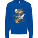 Nuthatch Garden Bird Watching Mens Sweatshirt Jumper Royal Blue