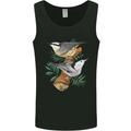 Nuthatch Garden Bird Watching Mens Vest Tank Top Black