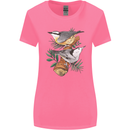 Nuthatch Garden Bird Watching Womens Wider Cut T-Shirt Azalea