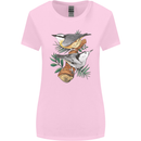 Nuthatch Garden Bird Watching Womens Wider Cut T-Shirt Light Pink
