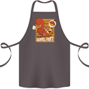 Nuttieer Than a Squirrel Fart Funny Farting Cotton Apron 100% Organic Dark Grey