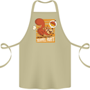 Nuttieer Than a Squirrel Fart Funny Farting Cotton Apron 100% Organic Khaki