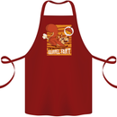 Nuttieer Than a Squirrel Fart Funny Farting Cotton Apron 100% Organic Maroon