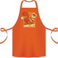 Nuttieer Than a Squirrel Fart Funny Farting Cotton Apron 100% Organic Orange