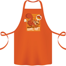 Nuttieer Than a Squirrel Fart Funny Farting Cotton Apron 100% Organic Orange